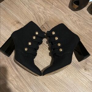 Tory Burch Marisa strappy wool boots